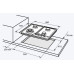 Газовая варочная панель Delonghi NF 46/1  ASV GU