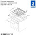 Газовая варочная панель Delvento V60V41B001 Газовая варочная панель Delvento V60V41B001