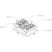 Газовая варочная панель PANDO PGA 4370