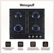 Газовая варочная панель Weissgauff HGG 640 BEB Газовая варочная панель Weissgauff HGG 640 BEB