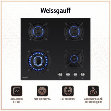 Газовая варочная панель Weissgauff HGG 641 WGB Газовая варочная панель Weissgauff HGG 641 WGB