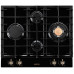 Газовая варочная панель Hiberg VS 6045 BR