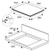 Индукционная варочная панель Bertazzoni P603I C1 B2NEE Индукционная варочная панель Bertazzoni P603I C1 B2NEE