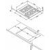 Газовая варочная панель Korting HG 660 CRN Газовая варочная панель Korting HG 660 CRN