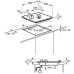 Газовая варочная панель AEG HKB 64540 NB