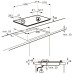 Газовая варочная панель AEG HG 565455 SY