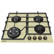 Газовая варочная панель Ascoli HGG604-24CRB
