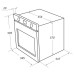 Электрический духовой шкаф MAUNFELD EOEH 7611 SB Электрический духовой шкаф MAUNFELD EOEH 7611 SB