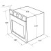 Электрический духовой шкаф MAUNFELD EOEH 7611 W Электрический духовой шкаф MAUNFELD EOEH 7611 W