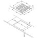 Газовая варочная панель Korting HG 665 CTSK