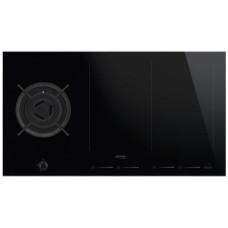 Комбинированная варочная панель Smeg PM6912WLDX Комбинированная варочная панель Smeg PM6912WLDX