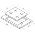 Электрическая варочная панель Korting HK 60001 BW Электрическая варочная панель Korting HK 60001 BW
