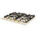 Газовая варочная панель Kuppersberg FGC 63 C BRONZE Газовая варочная панель Kuppersberg FGC 63 C BRONZE