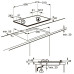 Газовая варочная панель Electrolux GME 363 NX