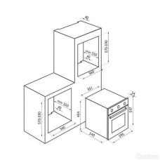 Электрический духовой шкаф Ardesia FM 080 RW Электрический духовой шкаф Ardesia FM 080 RW
