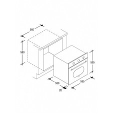Электрический духовой шкаф Candy FCL 614/6 AV Электрический духовой шкаф Candy FCL 614/6 AV