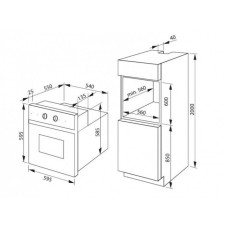 Электрический духовой шкаф Hansa BOES 68405 Электрический духовой шкаф Hansa BOES 68405