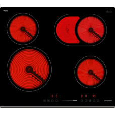 Электрическая варочная панель Hyundai HHE 6672 BG черный