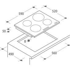 Индукционная варочная панель Candy CI630L Индукционная варочная панель Candy CI630L