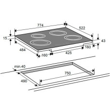 Индукционная варочная панель Gorenje + GIT 73 B Индукционная варочная панель Gorenje + GIT 73 B