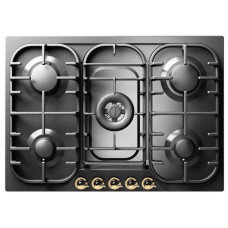 Газовая варочная панель ILVE HCB 70CN/AWB antiq.white (ручки бронза)