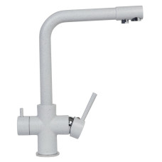 Смеситель для кухни Ecoshtain ES 0400 серый шелк