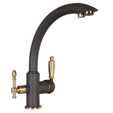 Смеситель для кухни Milacio Gracia черный F6500.308