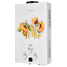 Газовый проточный водонагреватель Edisson E 20 GD Подсолнухи