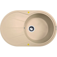 Кухонная мойка Zigmund & Shtain Kreis OV 770B топленое молоко