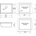 Кухонная мойка Granula GR-5551 шварц Кухонная мойка Granula GR-5551 шварц