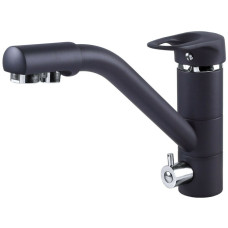 Смеситель для мойки Zigmund & Shtain ZS 1100 черный базальт