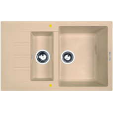 Кухонная мойка Zigmund & Shtain Rechteck 775.2 топленое молоко Кухонная мойка Zigmund & Shtain Rechteck 775.2 топленое молоко