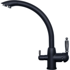 Смеситель для мойки Zigmund & Shtain ZS 1500 черный базальт