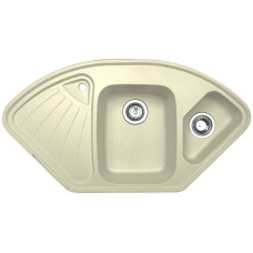 Кухонная мойка Zigmund & Shtain ECKIG 1000.2 молодое шампанское