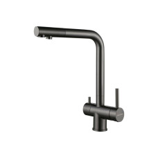 Смеситель для кухни Paulmark SKALEN вороненая сталь