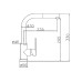 Смеситель для мойки Oulin OL-8607S