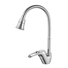Смеситель для кухни Rossinka Silvermix B35-26 с гибким изливом Смеситель для кухни Rossinka Silvermix B35-26 с гибким изливом
