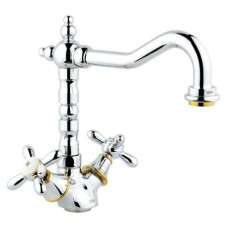 Смеситель для кухни Timo Ritz 0143FK chrome/gold