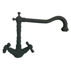 Смеситель для кухни Italmix NOVECENTO 0910 BLACK METALIC черный металлик 012