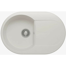 Кухонная мойка Polygran ATOL-760 №36 Белый Хлопок