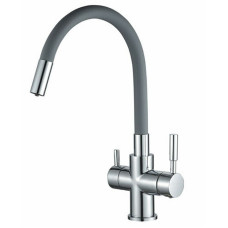 Смеситель для кухни Schein 8683GP серый