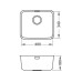 Кухонная мойка Alveus LUNO 20 SAT 90 FI 1128740
