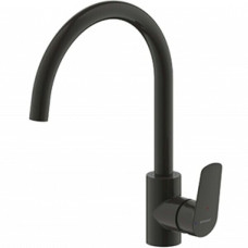 Смеситель для кухни Bravat Rhein черный матовый F7429564BW-ENG