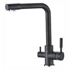 Смеситель для кухни Schein 8689 черный матовый