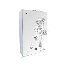 Газовый проточный водонагреватель VEKTOR 10 G черный цветок