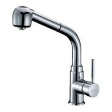 Смеситель для кухонной мойки WasserKraft Main 4166 с выдвижным изливом хром