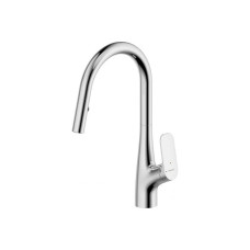 Смеситель для кухни Bravat с вытяжным изливом F7428563CP-ENG Смеситель для кухни Bravat с вытяжным изливом F7428563CP-ENG