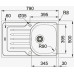 Кухонная мойка Franke OLL 611-79 нержавеющая сталь 101.0611.832