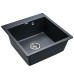 Кухонная мойка Paulmark PRAKTISCH черный металлик Кухонная мойка Paulmark PRAKTISCH черный металлик