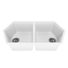 Кухонная мойка KitKraken Gulf K-850.2B.9010 White